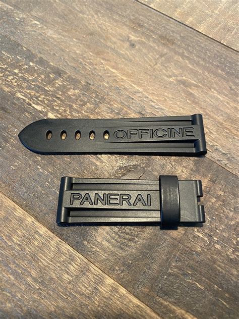 panerai horlogeband rubber|Panerai strap release system.